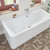 Kép 4/4 - Villeroy & Boch Collaro fal mellé építhető 1800 x 800 mm-es akril kád Chrome - UBA180COR9CS00VD01