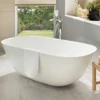 Kép 3/4 - Villeroy & Boch Theano 1550 x 750 mm-es szabadon álló kád Stone White - UBQ155ANH7F200V-RW