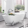 Kép 3/4 - Villeroy & Boch Antheus 1750 x 750 mm-es szabadon álló kád Stone White - UBQ175ANH7F400V-RW