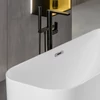 Kép 4/4 - Villeroy & Boch Finion 1700 x 700 mm-e szabadonálló kád Push-to-open lefolyóval és túlfolyóval, Design gyűrűvel, Emotion funkcióval Chrome - UBQ177FIN7A100V101