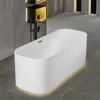 Kép 3/4 - Villeroy & Boch Finion 1700 x 700 mm-e szabadonálló kád Push-to-open lefolyóval és túlfolyóval, Emotion funkcióval Chrome - UBQ177FIN7A100V301