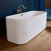 Kép 3/4 - Villeroy & Boch Finion 1700 x 700 mm-e szabadonálló kád Push-to-open lefolyóval és túlfolyóval Gold Stone White - UBQ177FIN7A300V4RW