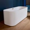 Kép 3/4 - Villeroy & Boch Finion 1700 x 700 mm-e szabadonálló kád Push-to-open lefolyóval és túlfolyóval és kádtöltővel Champagne Stone White - UBQ177FIN7N200V4RW