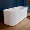 Kép 3/4 - Villeroy & Boch Finion 1700 x 700 mm-e szabadonálló kád Push-to-open lefolyóval és túlfolyóval és kádtöltővel, Design gyűrűvel Gold Stone White - UBQ177FIN7N300V2RW