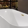 Kép 4/4 - Villeroy & Boch Finion 1700 x 700 mm-e szabadonálló kád Push-to-open lefolyóval és túlfolyóval és kádtöltővel, Emotion funkcióval Gold - UBQ177FIN7N300V301