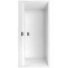 Kép 1/4 - Villeroy & Boch Squaro Edge 12 1800 x 800 mm-es beépíthető egyenes kád Stone White - UBQ180SQE2DV-RW