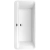 Kép 1/3 - Villeroy & Boch Squaro Edge 12 1800 x 800 mm-es beépíthető ovális kád Stone White - UBQ180SQE7DV-RW