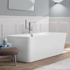 Kép 3/4 - Villeroy & Boch Squaro Edge 12 1800 x 800 mm-es szabadon álló kád Stone White - UBQ180SQE7PDV-RW