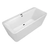 Kép 1/4 - Villeroy & Boch Squaro Edge Excellence 12 1800 x 800 mm-es szabadon álló kád Stone White - UBQ180SQE9T2V-RW