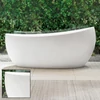 Kép 3/4 - Villeroy & Boch Aveo New Generation 1900 x 950 mm-es ovális szabadon álló kád Stone White - UBQ194AVE9T1V-RW