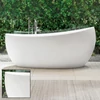 Kép 3/4 - Villeroy & Boch Aveo New Generation 1900 x 950 mm-es ovális szabadon álló kád Stone White - UBQ194AVE9W1V-RW