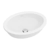 Kép 1/2 - Villeroy & Boch Loop & Friends Alulról beépíthető mosdó Fehér Alpin CeramicPlus felülettel 616110R1