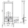 Kép 2/2 - Villeroy & Boch ViConnect Bidé szerelőelem 92214800