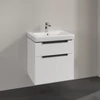 Kép 2/5 - Villeroy & Boch Subway 2.0 fürdőszobai alsószekrény 2 fiókos matt white A90900MS