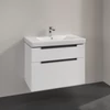 Kép 2/5 - Villeroy & Boch Subway 2.0 fürdőszobai alsószekrény 2 fiókos matt white A91400MS