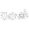 Kép 10/10 -  Villeroy & Boch ViClean-I 200 bidéfunkciós WC ülőke, perem nélküli WC csészével V0E200R1 