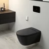 Kép 5/8 - Villeroy & Boch ViClean-I 200 bidéfunkciós WC ülőke, perem nélküli WC csészével Pure Black CeramicPlus felülettel V0E200R7