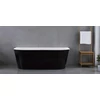 Kép 2/4 - Wellis Calabria Black Matt kád 170x80x58cm WK00188