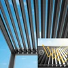 Kép 7/17 - Wellis MotionFlex 300 bioklimatikus pergola, fehér LED világítással WB00544