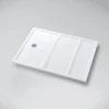 Kép 6/7 - MARMY DOLOMITE - 90x90-140 Zuhanytálca, Prada White 80 7237 90 14 50