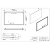 Kép 2/2 - MARMY SECRET tükör 120x80 cm (LED 6000k, körbe hangulatvilágítás) 90 11 23 12 80 01