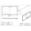 Kép 2/2 - MARMY SECRET tükör 140x80 cm (LED 6000k, körbe hangulatvilágítás) 90 11 23 14 80 01