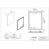 Kép 2/2 - MARMY SECRET tükör 60x80cm (LED 6000k, körbe hangulatvilágítás) 90 11 23 60 80 01
