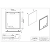 Kép 2/2 - MARMY SECRET tükör 70x80 cm (LED 6000k, körbe hangulatvilágítás) 90 11 23 70 80 01