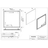 Kép 2/2 - MARMY SECRET tükör 80x80 cm (LED 6000k, körbe hangulatvilágítás) 90 11 23 80 80 01