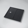 Kép 6/7 - Marmy DOLOMITE - 90x90 Zuhanytálca Cavalli Black 80 7642 90 90 54