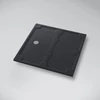 Kép 6/7 - Marmy BASALTO - 80x80 Zuhanytálca Cavalli Black 80 8112 80 80 54
