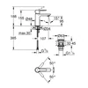 Kép 2/2 - Grohe Lineare egykaros mosdócsaptelep XS push open, króm 23791001