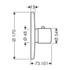 Kép 2/2 - Hansgrohe Axor termosztátos csaptelep 38375000