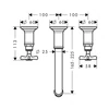 Kép 2/2 - Hansgrohe Axor Montreux 3-lyukú mosdócsaptelep 16532000