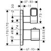 Kép 2/2 - Hansgrohe Axor Urquiola termosztát színkészlet 11733000