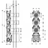 Kép 2/2 - Hansgrohe Axor termosztát modul alaptest 10750180