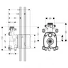 Kép 2/2 - Hansgrohe Axor Showercolletion zuhany modul alaptest 10650180