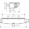 Kép 2/2 - Hansgrohe Ecostat termosztátos zuhanycsaptelep 13161000
