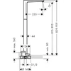 Kép 2/2 - Hansgrohe Metropol szabadonálló kádtöltő 32531000