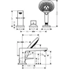 Kép 2/2 - Hansgrohe Metropol 3-lyukú  kádcsaptelep 32551000