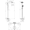 Kép 2/2 - Hansgrohe Raindance Select S 240 1jet Showerpipe 27117000