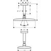 Kép 2/2 - Hansgrohe Raindance E 240 AIR 1jet fejzuhany DN15,100mm-es mennyezeti csatlakozóval 27380000