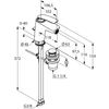 Kép 2/3 - KLUDI BALANCE WHITE egykaros bidécsap NA10 (522169175)