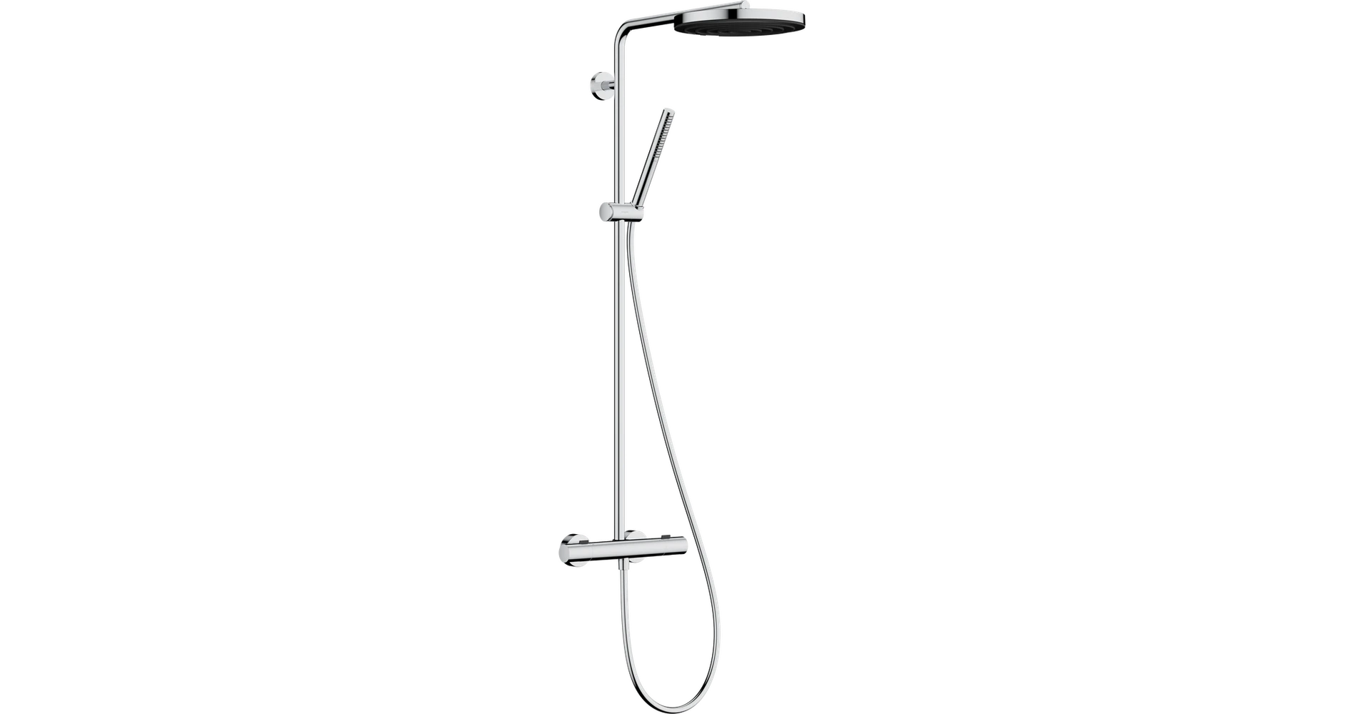 Hansgrohe Pulsify S Puro Showerpipe 260, 1jet, Ecostat Fine ...