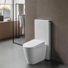 Falsík előtti WC tartály