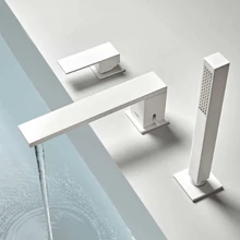 Fehér kádtöltő csaptelep Fehér kádtöltő csaptelep