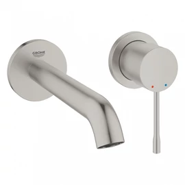 Grohe Essence New 2-lyukú fali mosdócsaptelep, supersteel 19408DC1 Grohe Essence New 2-lyukú fali mosdócsaptelep, supersteel 19408DC1