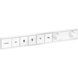 Hansgrohe RainSelect Falsík alatti termosztátos csaptelep színkészlet 5 fogyasztóhoz, matt fehér 15384700 Hansgrohe RainSelect Falsík alatti termosztátos csaptelep színkészlet 5 fogyasztóhoz, matt fehér 15384700