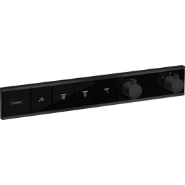 Hansgrohe RainSelect Termosztát falsík alatti szereléshez, 4 fogyasztóhoz, matt fekete 15382670 Hansgrohe RainSelect Termosztát falsík alatti szereléshez, 4 fogyasztóhoz, matt fekete 15382670
