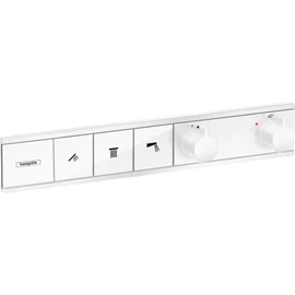 Hansgrohe RainSelect Termosztát falsík alatti szereléshez, 3 fogyasztóhoz, matt fehér 15381700 Hansgrohe RainSelect Termosztát falsík alatti szereléshez, 3 fogyasztóhoz, matt fehér 15381700